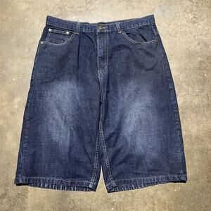 Vintage Y2k Brooklyn Xpress Baggy Loose Fit Jorts 36x14